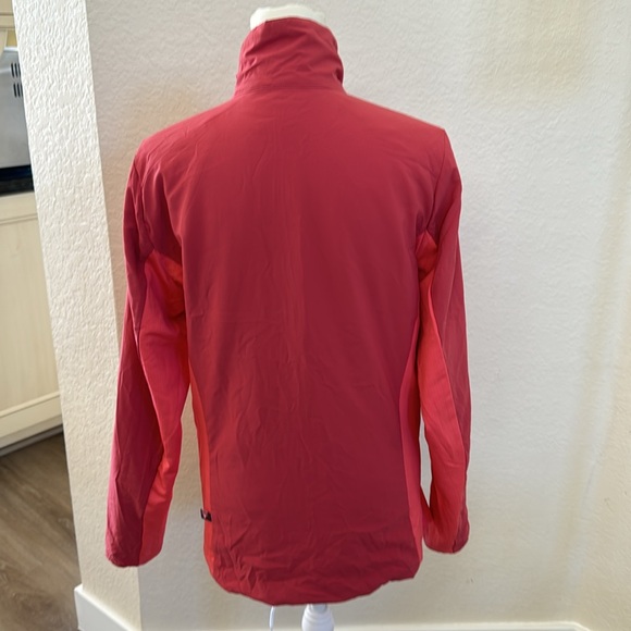 Salomon Womens Drifter Mid Jacket Shell Ski Snow Reversible Size Med Pink Orange - Picture 5 of 9